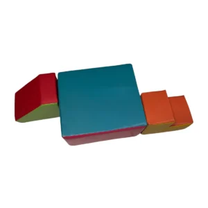 Set de Gateo de Espuma (Rampa: 40 cm x 30 cm, Escalera: 40 cm x 30 cm, Plataforma: 70 cm x 60 cm x 30 cm)